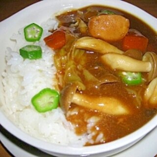 ヘルシー★シメジ入りカレーライス